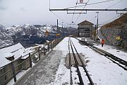 途經的 Eigergletscher 火車站