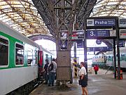 布拉格火車站的月台