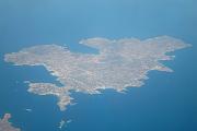 鳥瞰米科諾斯島 (Mykonos)