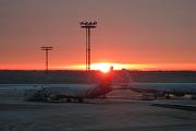 Domodedovo 機場看的日出